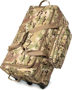 Mountain Land 120L Tactical Duffle Bag Rolling Duffle Bag by MountainLand