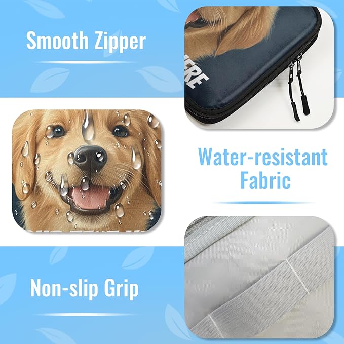 Custom Electronics Organizer Travel Case Customize Personalized Text Image - Image 5