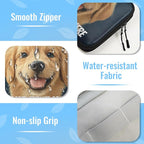 Custom Electronics Organizer Travel Case Customize Personalized Text Image - Image 5