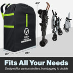 V VOLKGO Stroller Bag for Airplane, Large Cover for Airtravel, Jogger & - Image 2