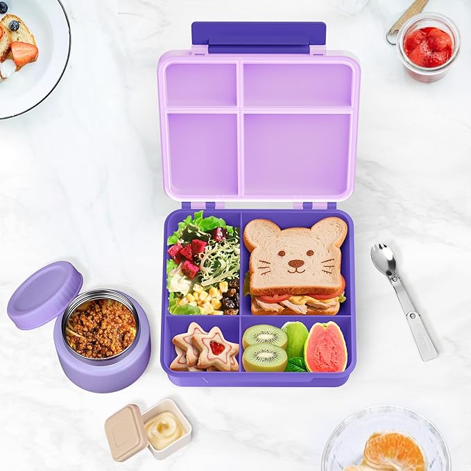 Bento Lunch Box for Kids with 9oz Soup Thermo Leak-Proof Lunch Food Container - Image 4