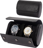 MR.OKAY 2 Watch Travel Case- Classic Leather Watch Case - Image 9