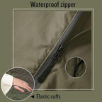 SaphiRose Unisex Rain Poncho Hooded Waterproof Raincoat - Image 4