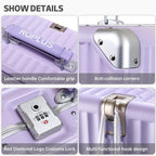 Aluminium Frame Checked-Luggage - Image 5