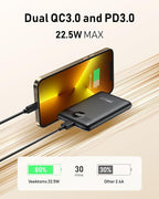 VEEKTOMX Small Portable Charger, Mini Power Bank 10000mAh, PD 22.5W Fast - Image 2
