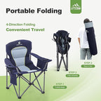 LET'S CAMP Oversized Folding Camping Chair Portable Outdoor Heavy Duty Padded - Image 9