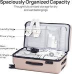 Carry On Suitcase, Checked Trunk Luggage - Image 3
