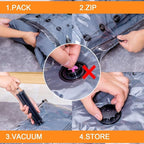 Vacuum Storage Bags Jumbo, Plastic Packaging Bags, Space Saver Sealer - Image 4