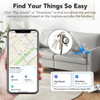 2025 New Air Tracker Tag-1 Pack, Replaceable Battery, Key Finder and Item - Image 4