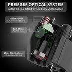 8x25 Compact Binoculars, Small Lightweight Handheld Portable Mini Pocket BAK-4 - Image 3