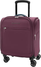 Verage Under Seat Luggage with Wheels, Softside Small Suitcase Spinner Carry On by VERAGE