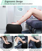 JefDiee Inflatable Travel Foot Rest Pillow, Kids Airplane Bed, Adjustable 3 - Image 4