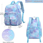Lohol Galaxy Backpack for Kids Teen Girls, Casual Daypack - Image 3