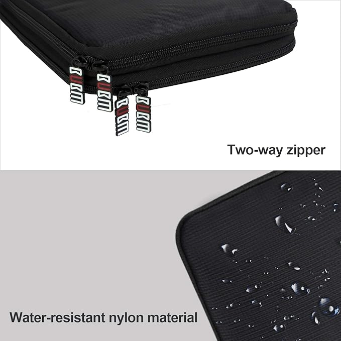 BUBM Double Layer Electronic Accessories Organizer, Travel Gadget Bag - Image 6