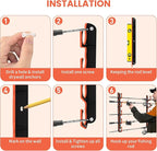 Fishing Rod Holder for Garage, H5 Wall or Ceiling Mounted Fishing Pole Holders - Image 6