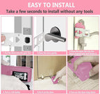 MBBEST Hotel Door Lock & Door Stop Alarm, Dual Protection Security Devices - Image 4