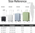 Hanke 20 Inch Hard Shell Suitcases - Image 2