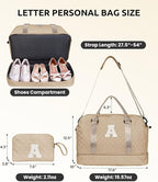 Gifts for Teen Girls 16-18, Birthday Gift-Initial Travel Bag - Image 2
