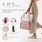 VONAL Diaper Bag Backpack, Lightweight Baby Diaper Bags, Travel Large Diaper Bag - Image 6