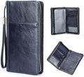 CONTACTS Passport Wallet Leather Family Passport Holder by CONTACTS