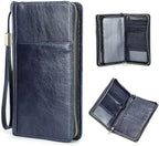 CONTACTS Passport Wallet Leather Family Passport Holder by CONTACTS