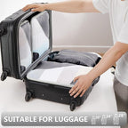 8 Set Packing Cubes for Travel, Gifts for Men, Anti-Tearing Suitcase Organizer - Image 6