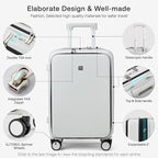 Hanke Grace Expandable Carry On Luggage - Image 3