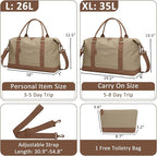 Travel Duffle Bag for Women, Weekender Bags, Hospital Bag for Labor Delivery - Image 2