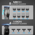 HUMMINGBIRD Pro Series Hair Clippers and Trimmer Set – 9,000 RPM Brushless Motor, DLC Blade, Zero-Gapped T-Blade Trimmer, Cordless USB-C Rechargeable, Super Torque, Carry Case, Professional Barber Kit