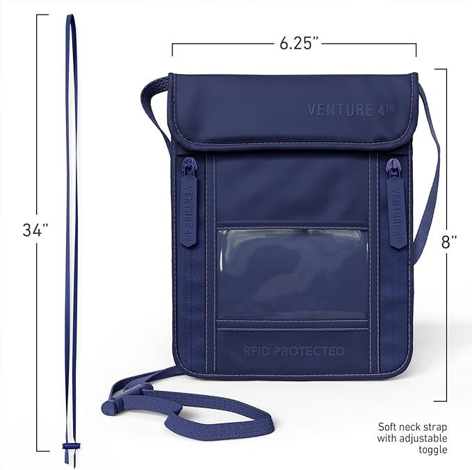 VENTURE 4TH Passport Holder Neck Wallet - Image 6