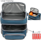 FlowFly Double Layer Cooler Insulated Lunch Bag Adult Lunch Box Large Tote Bag - Image 5