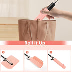Quccefods 2 Pack Heat Resistant Mat Large Silicone Hot Hair Tools Holder for Curling Irons Flat Iron Hair Styling Tools Mat Portable Vanity Pad