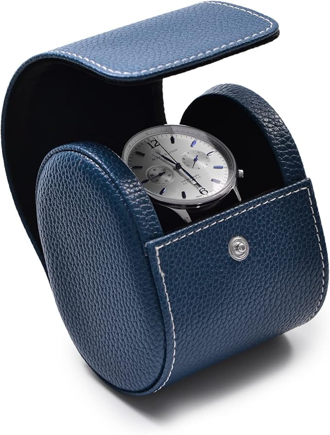 Oirlv Luxury Leather Travel Watch Case Single Watch Box - Image 3