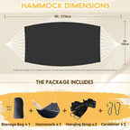 ANYOO Cotton Hammock Portable Camping Hammocks - Image 3