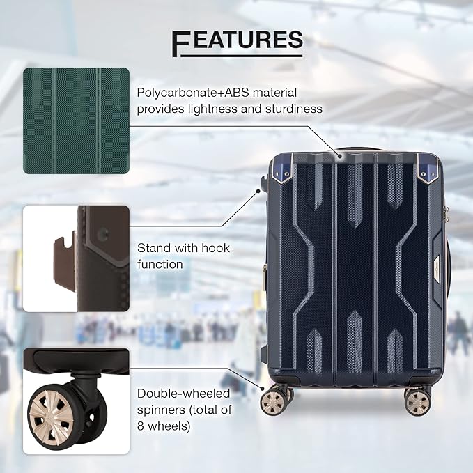 LEGEND WALKER SPATHA Hardside Expandable Luggage, 5109-60-YE - Image 3