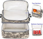 FlowFly Kids Double Decker Cooler Insulated Lunch Bag Large Tote - Image 4