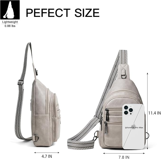 Sling Bag for Women Crossbody Bags Fanny Packs Sling Purse Backpack Shoulder - Image 3