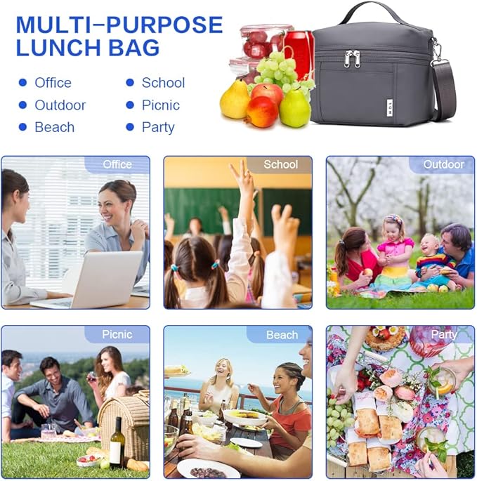 NOL Natural Organic Lifestyle Insulated Lunch Bags - Image 9