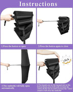 Yahenda 4 Pack Windproof Travel Umbrellas Bulk Automatic Open and Close - Image 4