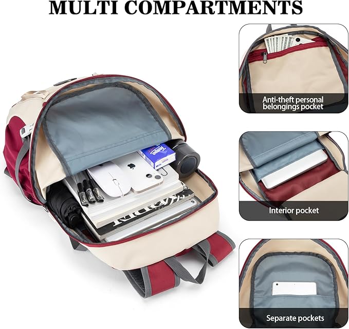 Hiking Backpack, Large 35L Travel Backpacks - Image 2