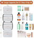 Hanging Travel Toiletry Bag, Large Capacity Cosmetic Travel Toiletry Organizer - Image 2