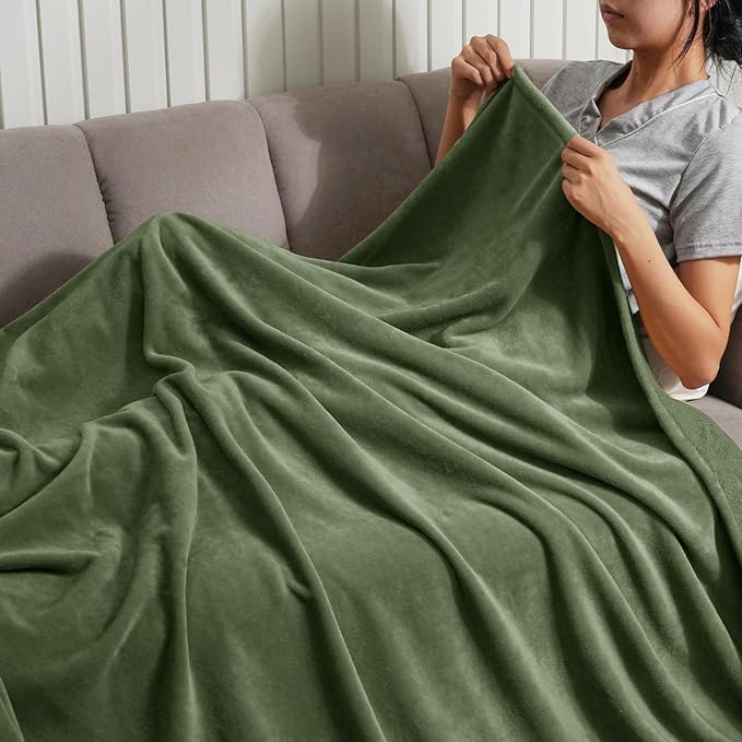 PHF Ultra Soft Fleece Throw Blanket, No Shed No Pilling Luxury Plush Cozy - Image 2