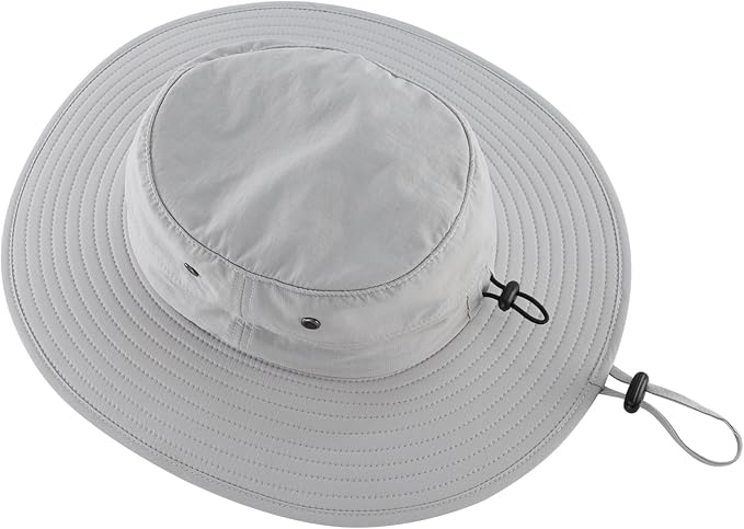 Home Prefer UPF50+ Mens Sun Hat Wide Brim Fishing Hat Sun Protection Beach - Image 5