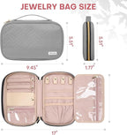 Jewelry Travel Case Organizer for Necklaces, Soft Sided - Image 2