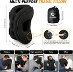 Inflatable Travel Pillow, Support Head, Used - Image 6