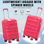Carry On Luggage 22x14x9 Airline Approved, Hard Shell Suitcase - Image 2