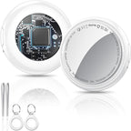 2025 New Air Tracker Tags-2 Pack, Replaceable Battery, Key Finder and Item by Tukio