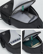 WATERFLY Crossbody Sling Backpack Sling Bag Travel Hiking Chest Bag Daypack - Image 4