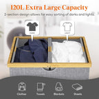 Lifewit 120L Double Laundry Hamper - Image 2