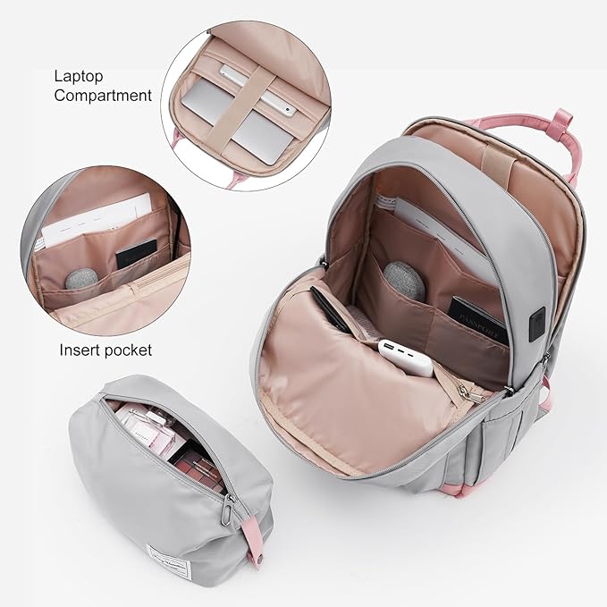 LONG VACATION 3 Piece Carry On Luggage 20 Inch Suitcase - Image 6